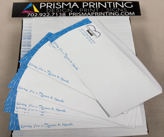Custom Letterhead Printing envelopes with branded design for professional use