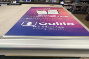 Custom banner printed for vibrant, high-quality promotional displays