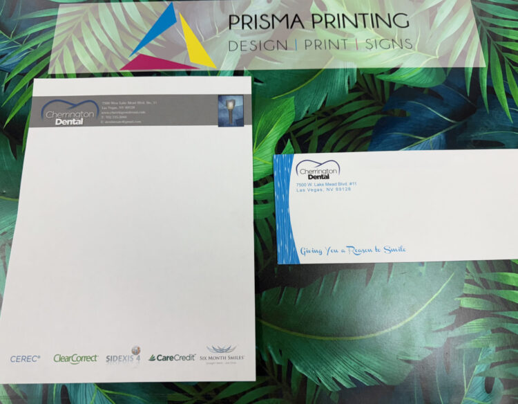 Same day letterhead printing with clean, modern design for businesses
